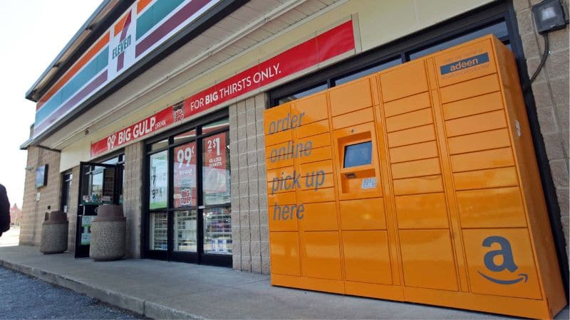 Amazon lockers for nomads