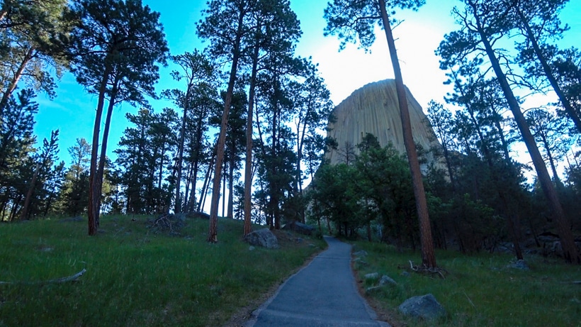 Devils Tower from below