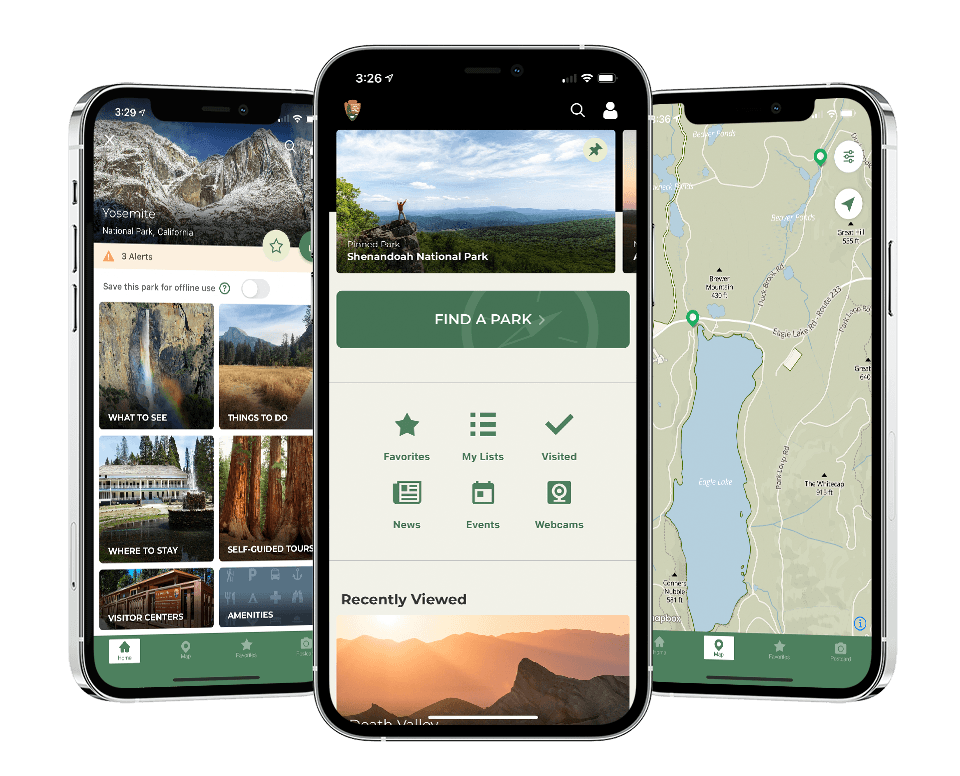 Download the National Park Service app to your phone before you arrive. It's interactive with maps, tours, amenities, and things to do.