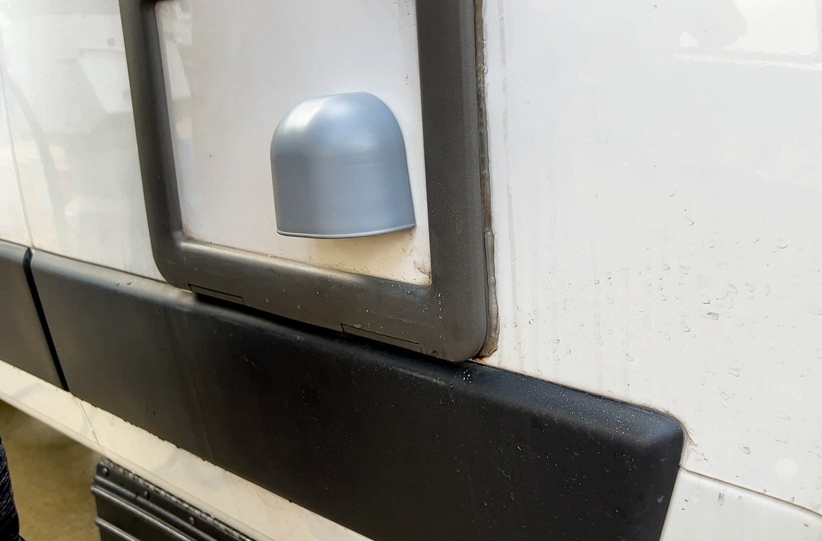 OGO Composting Toilet Outside Vent Installed