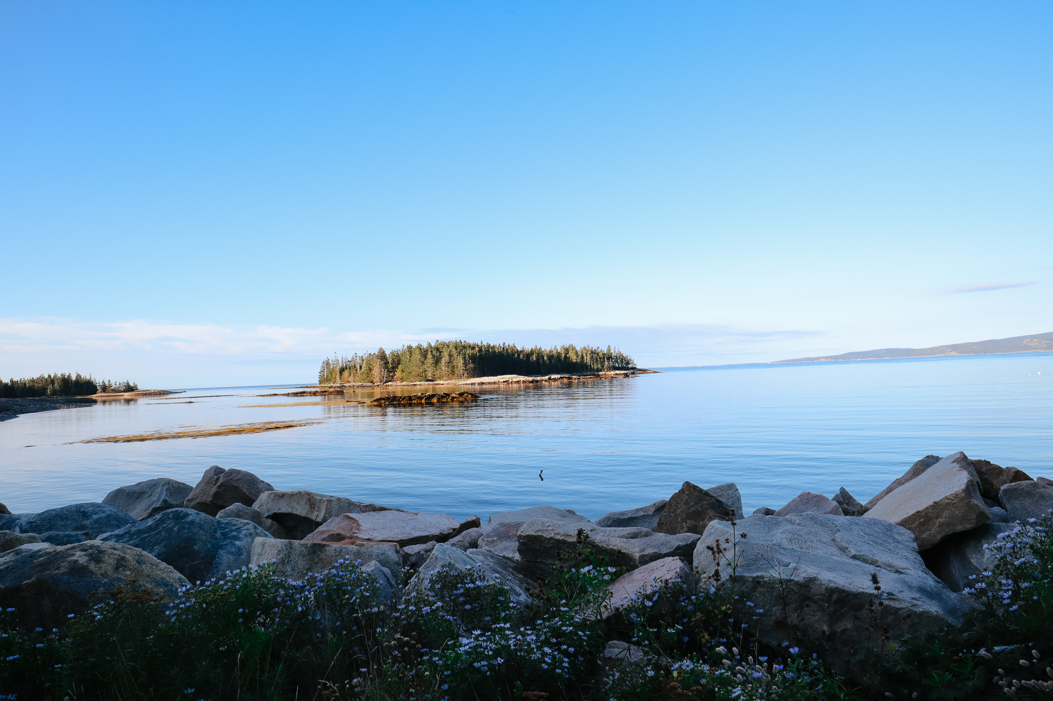 Schoodic Peninsula Pull offs in Maine