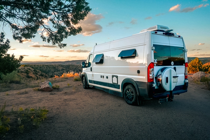 Story Chasing van boondocking