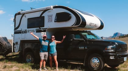 Full Time Couple's NuCamp Cirrus 920 Truck Camper Tour