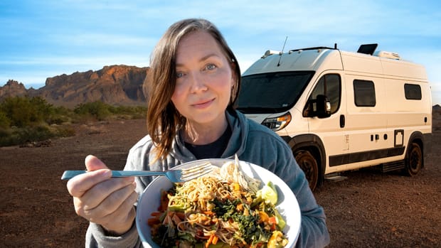 7 Days of Cooking Easy Healthy Meals Off Grid in a Van