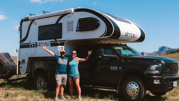 Full Time Couple's NuCamp Cirrus 920 Truck Camper Tour